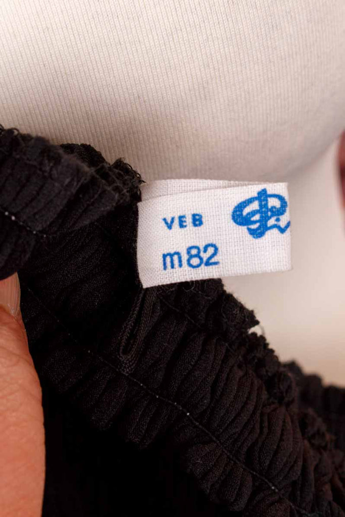 80er VEB Partykleid schwarz