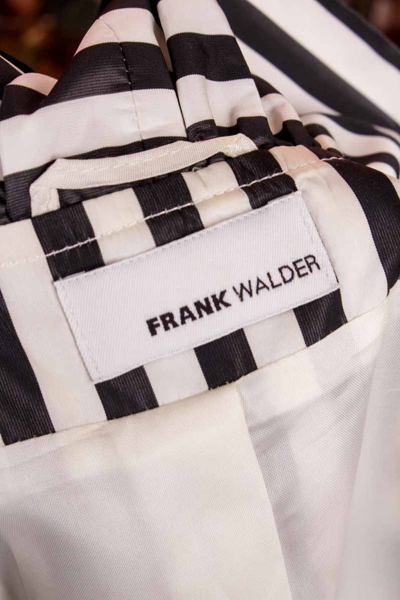 extravaganter Blazer schwarz-weiß