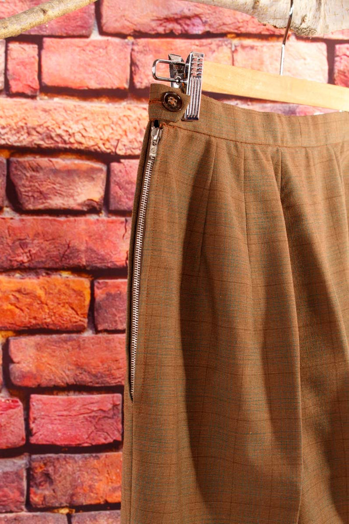 60s Rockabella Hose braun Wolle