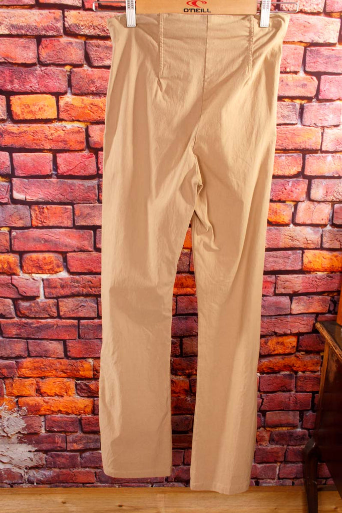Y2K Schlaghose beige Stretch