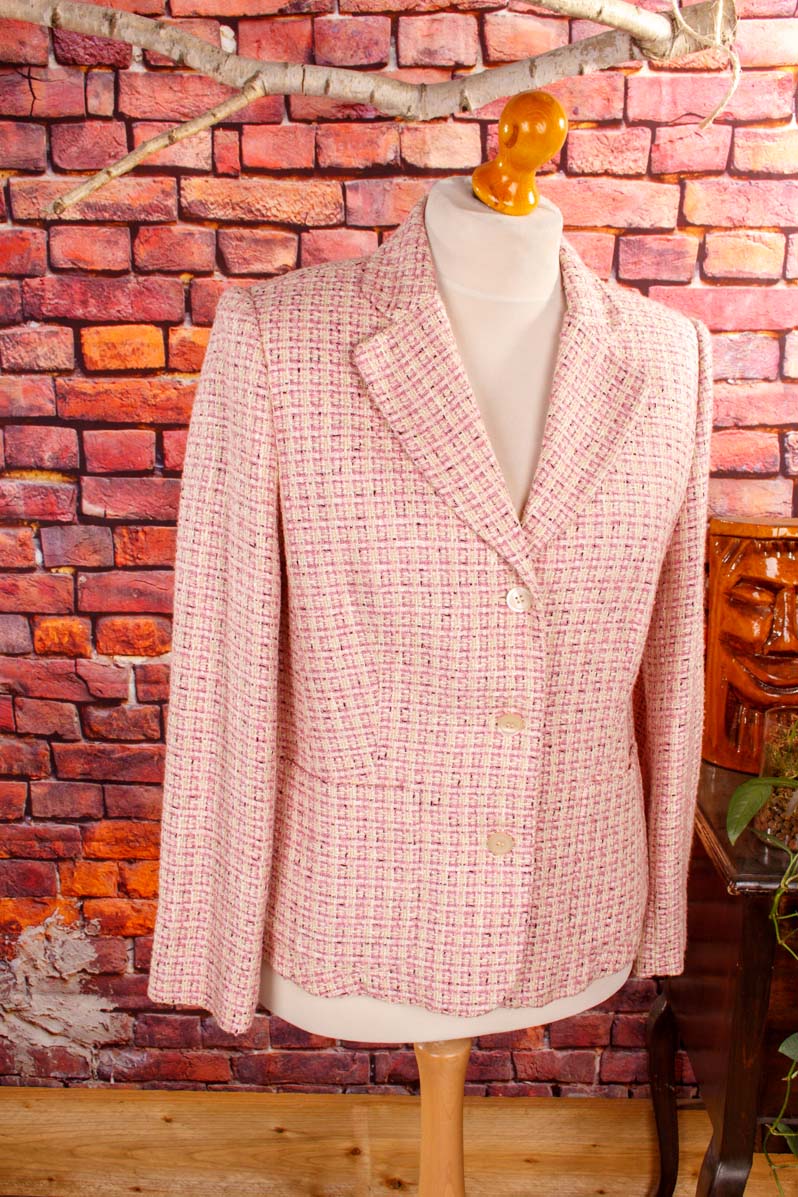 rosa Tweed Blazer von Barisal
