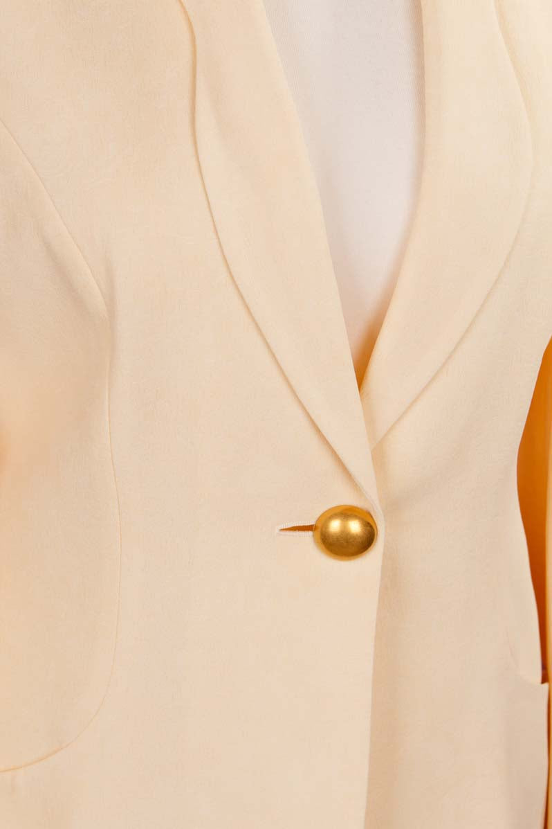 eleganter Blazer Vanillefarben