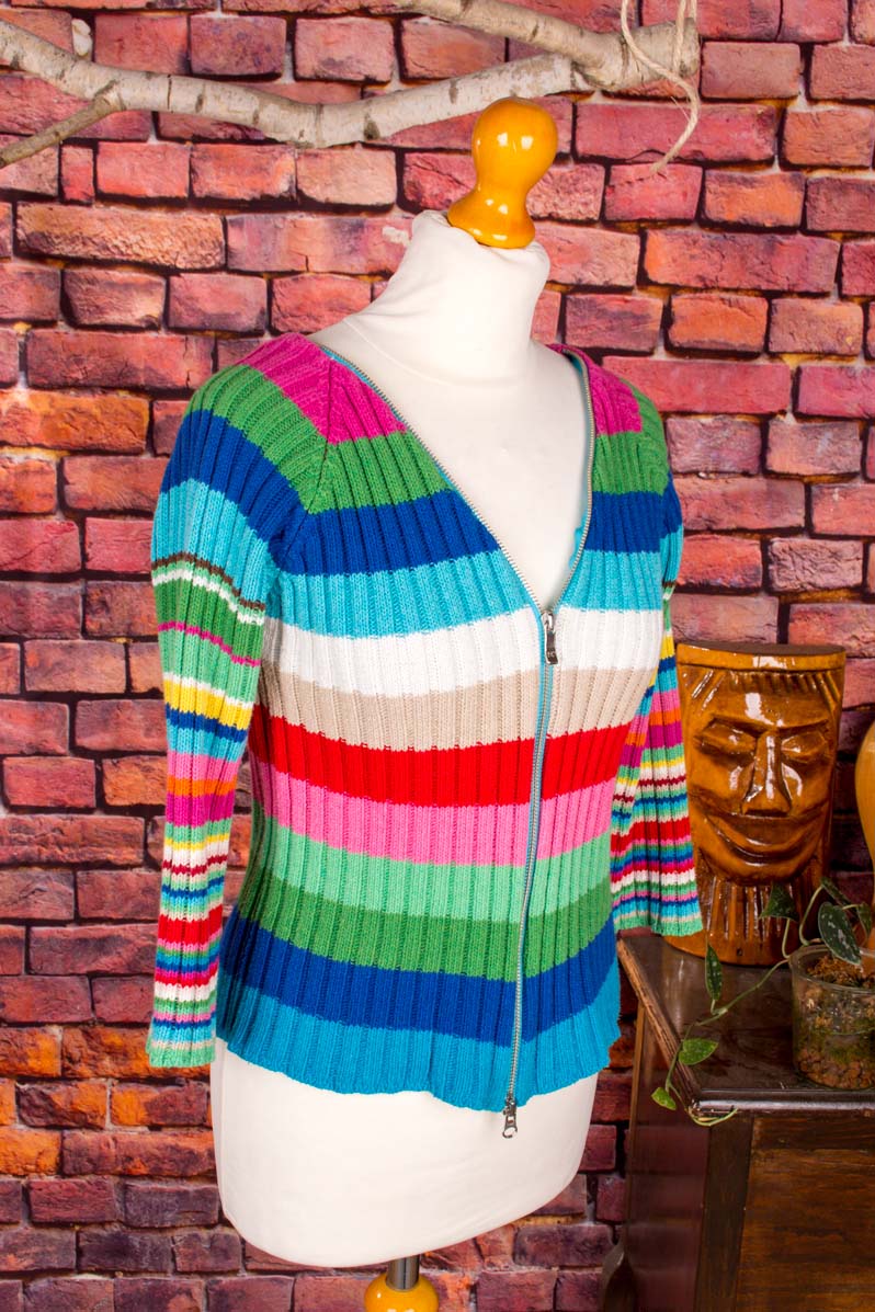 MISS SIXTY Strickjacke Color Block