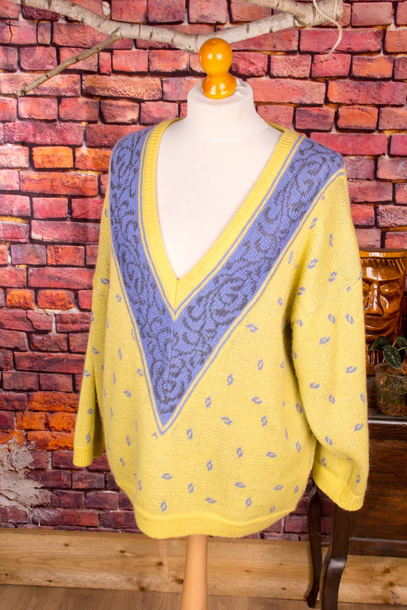 90s Maxi Pullover Wolle