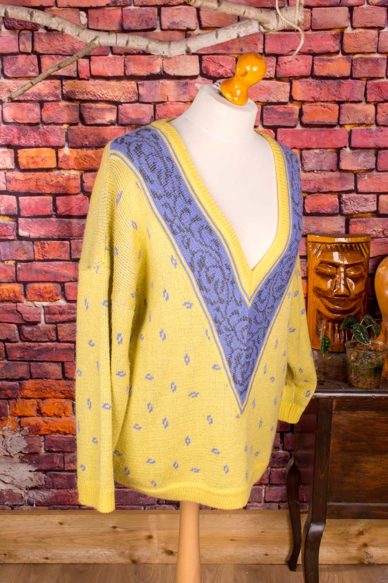 90s Maxi Pullover Wolle