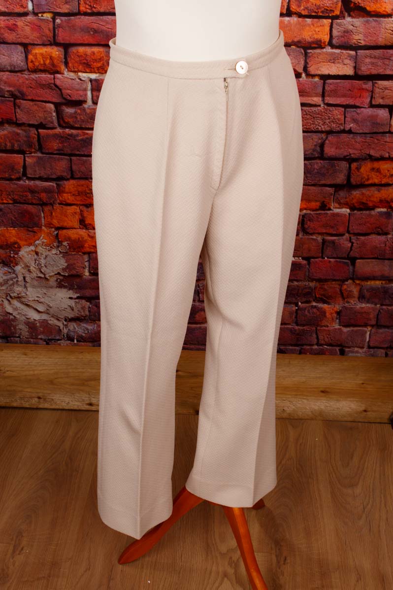 70s Disco Anzug Beige
