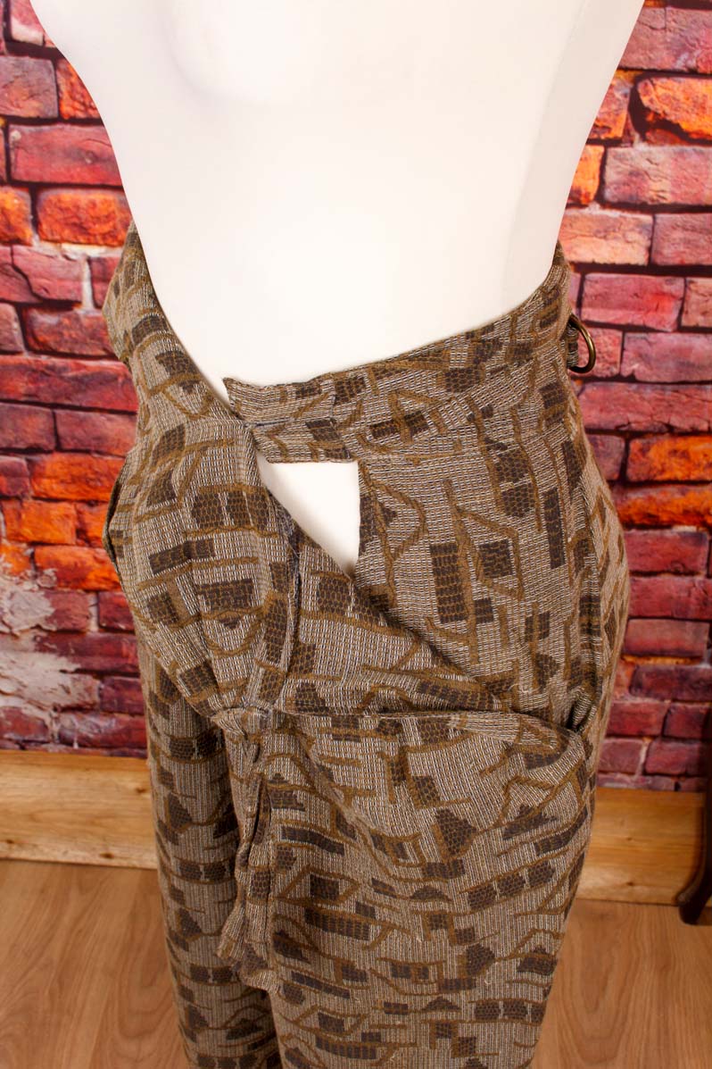 80s Crop Top mit Wickelbundhose