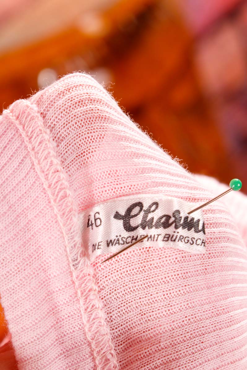 Charmor Feinripp Set rosa