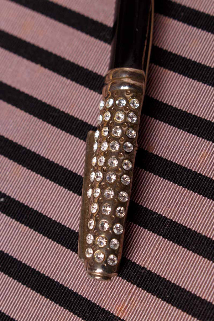 Anstecker Füller schwarz-silber