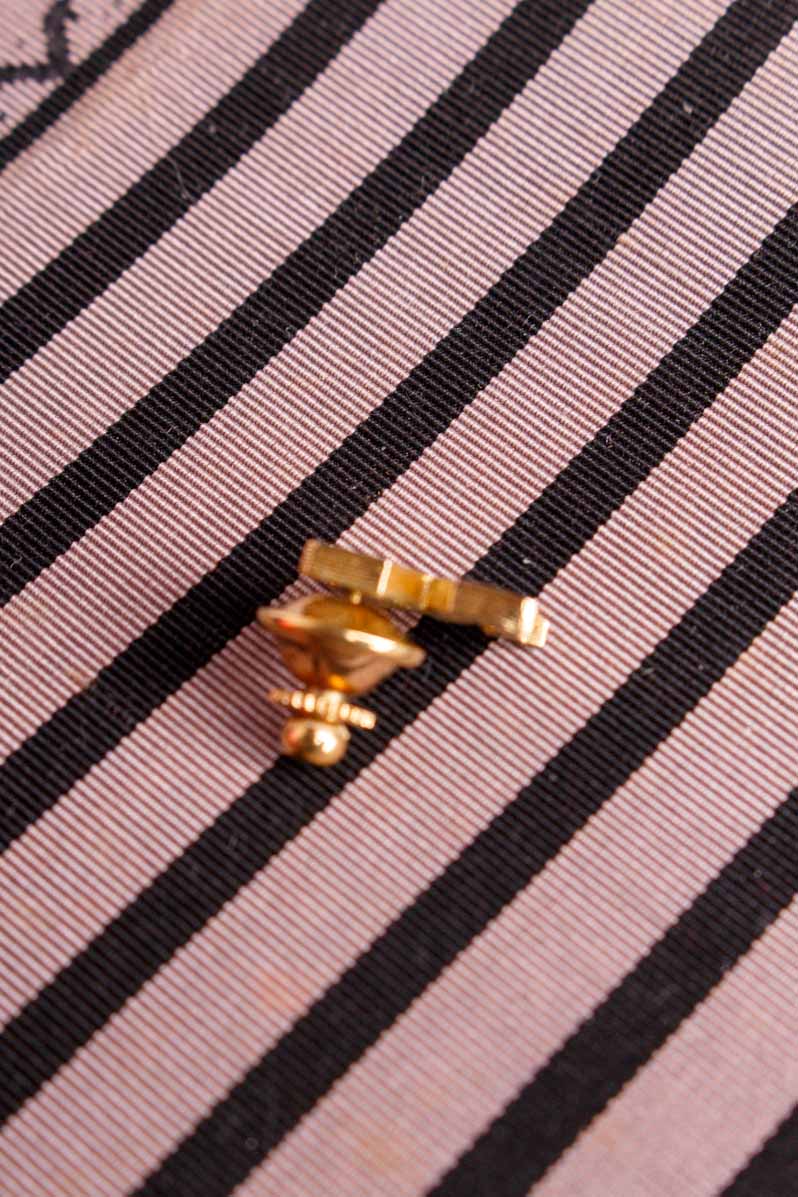 Anstecker goldenes M