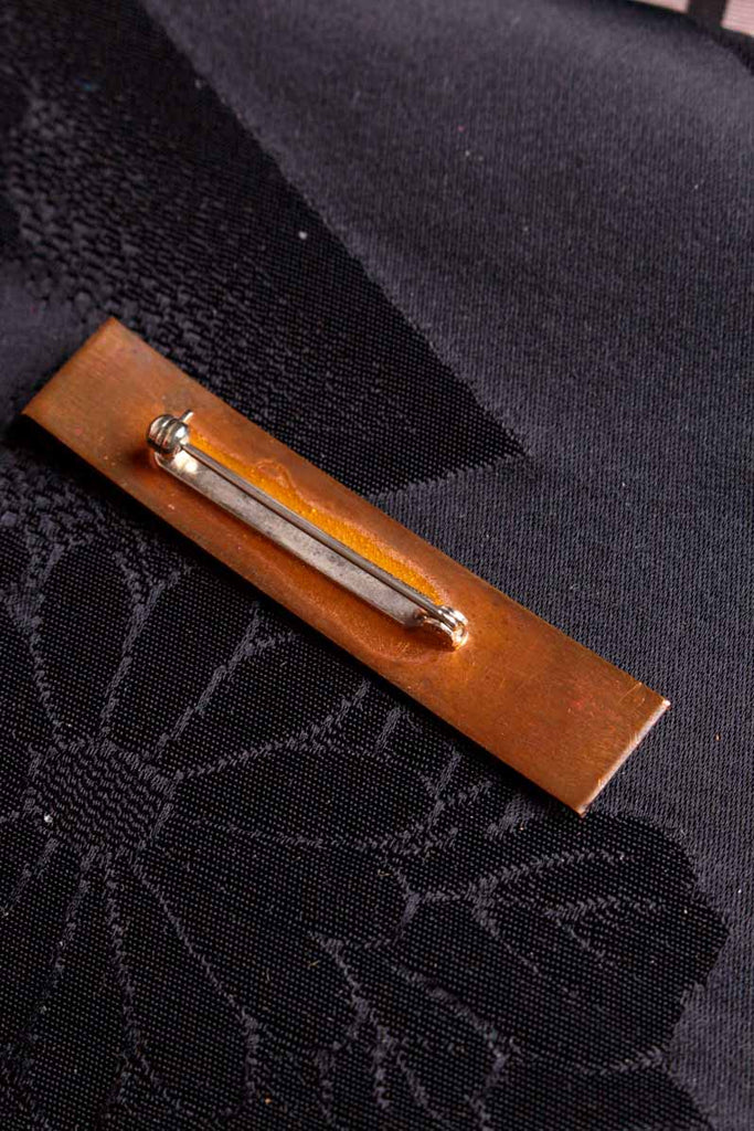 Emaille Anstecker blau