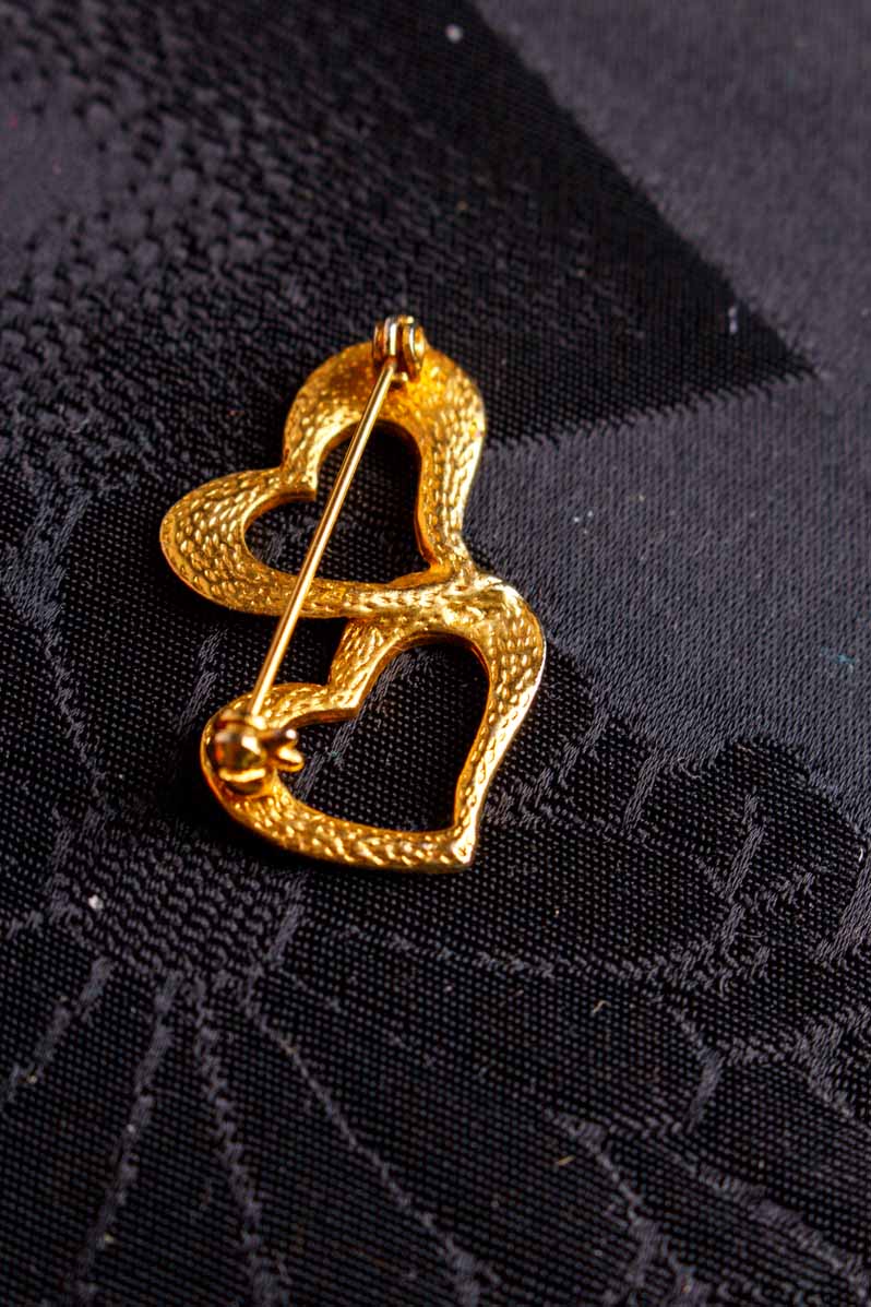 Anstecker gold Herzchen