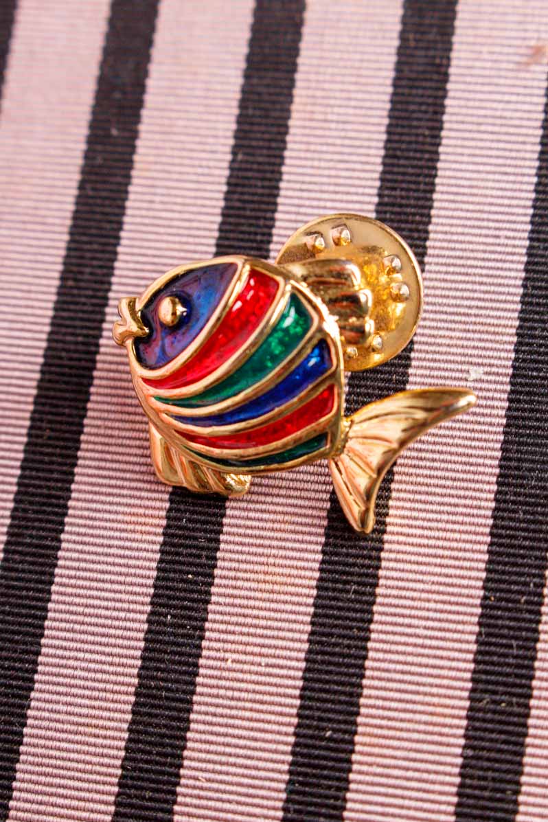 Mini Pin Anstecker Fisch