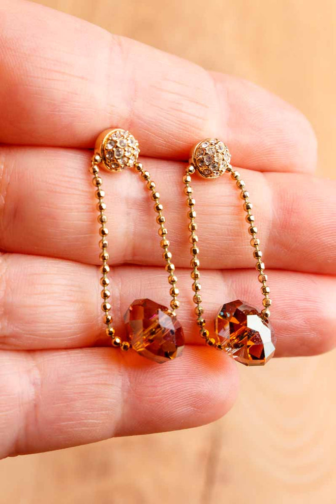 Swarovski Ohrhänger gold