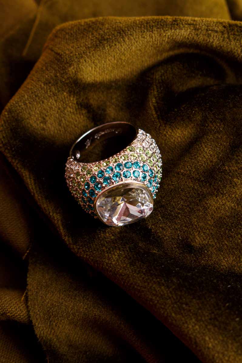Ricarda M. Statement Ring silber türkis