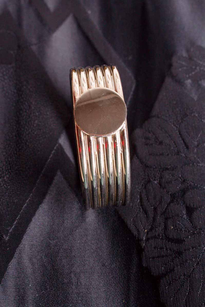 Vintage Armreifen schwer silber