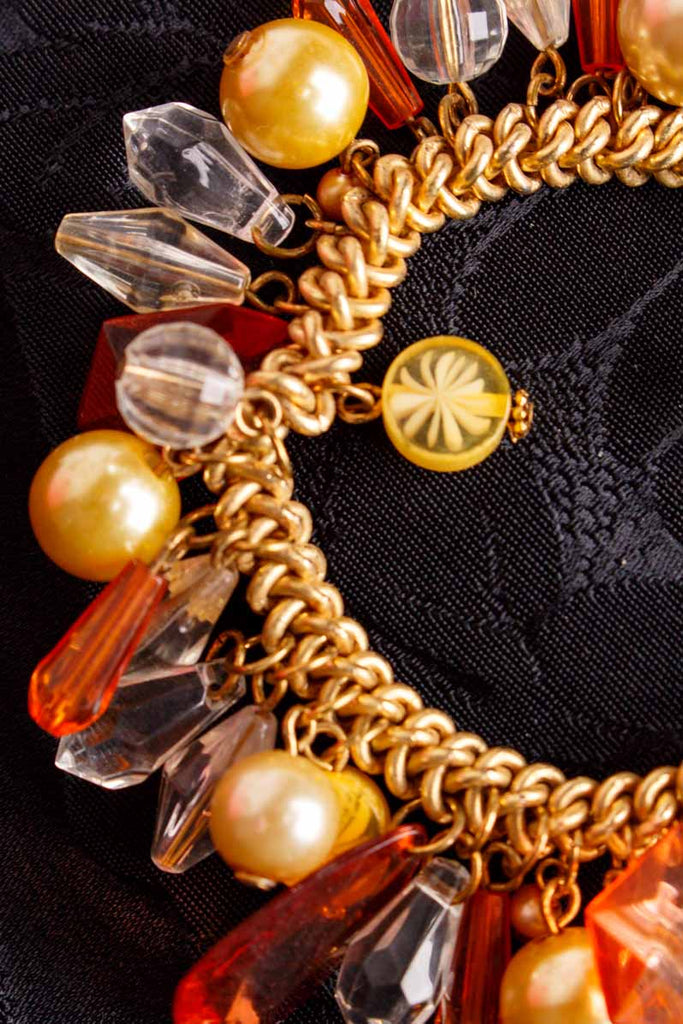 70s Bettelarmband gold Marienkäfer