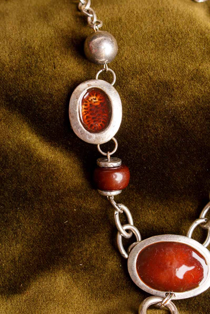 70s Disco Kette Emaille