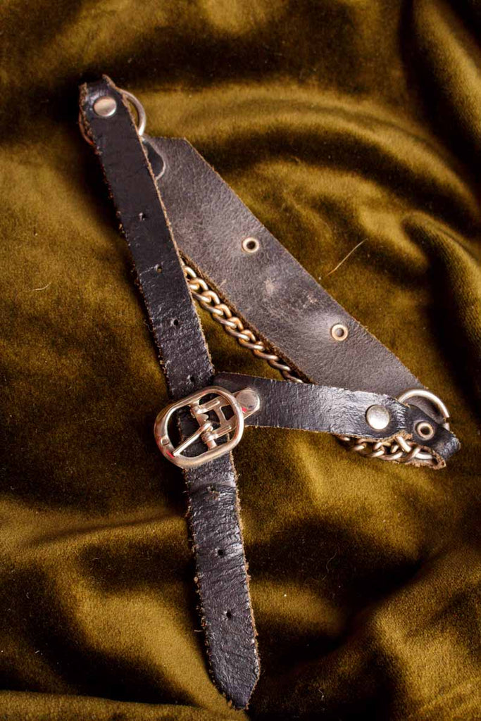 Lederhalsband Adler