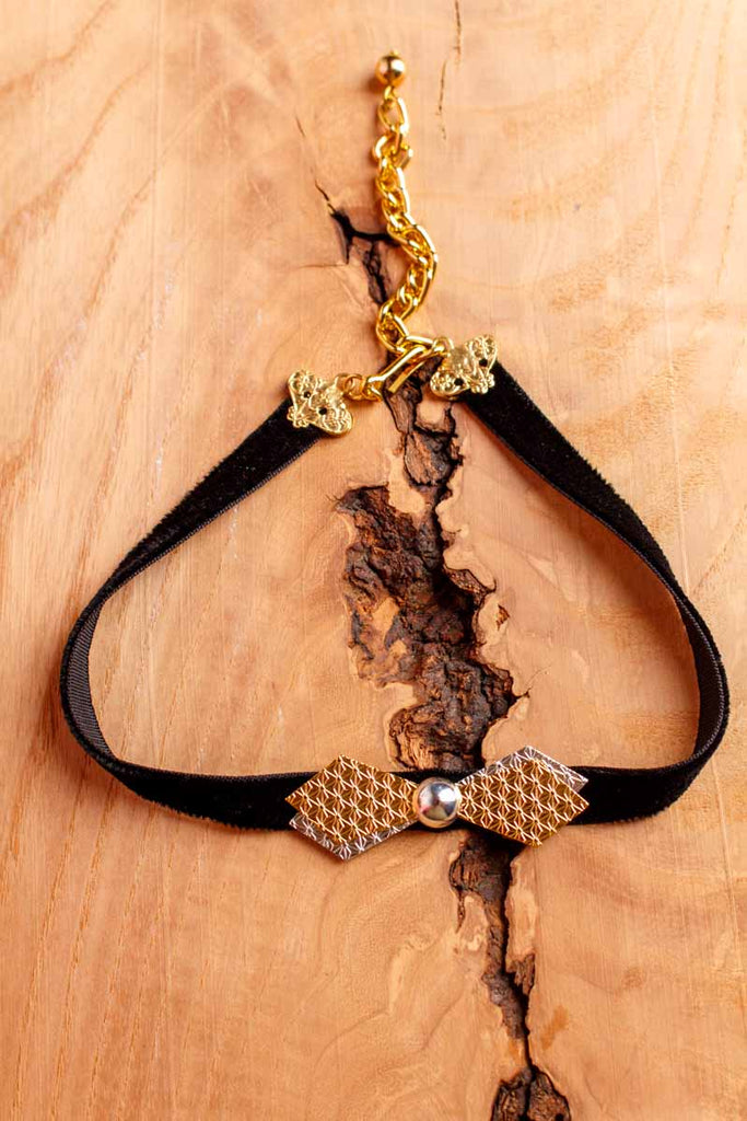 70s Disco Kropfband Choker