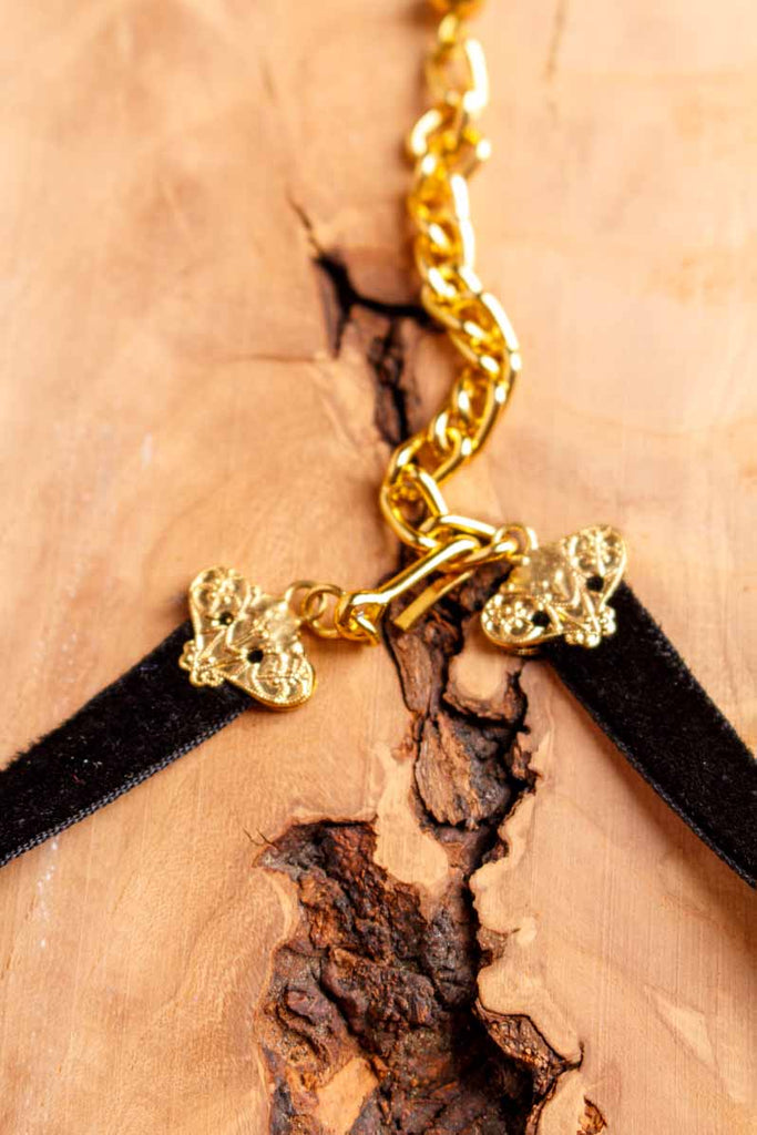 70s Disco Kropfband Choker