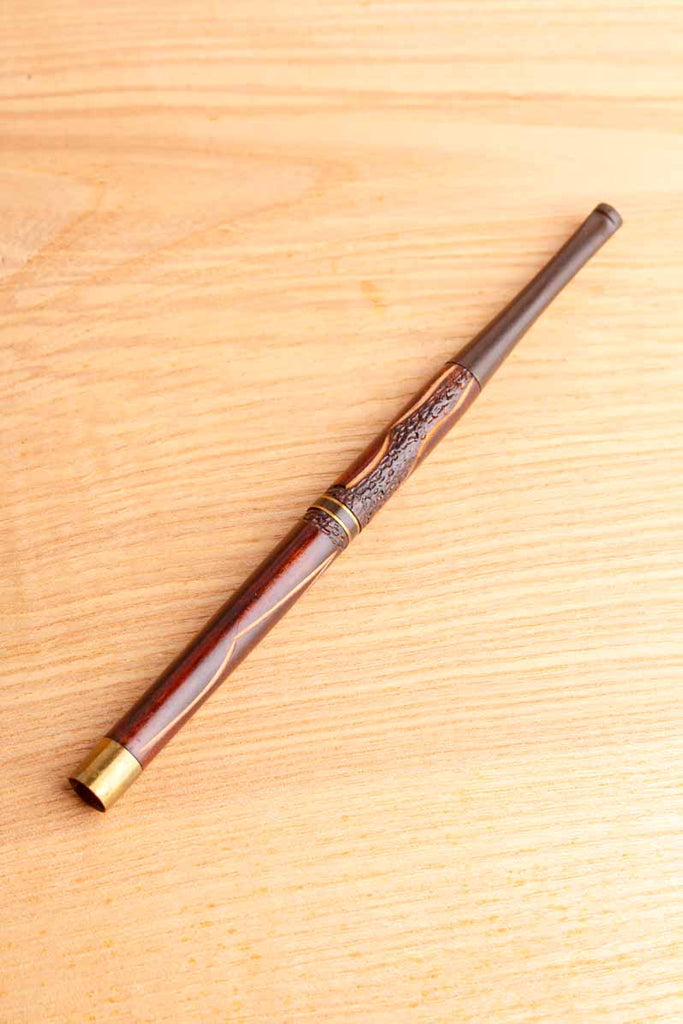 Zigarettenspitze Holz mit Messing