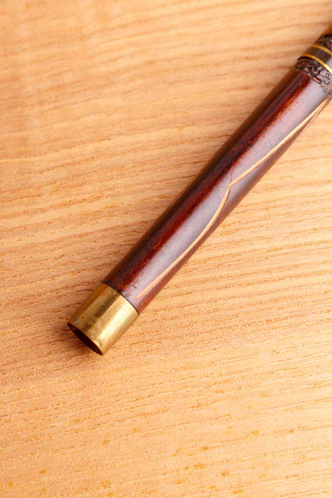 Zigarettenspitze Holz mit Messing