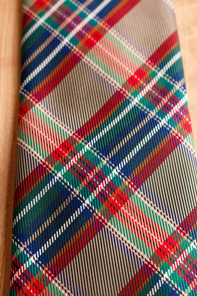 Vintage Krawatte Schottenkaro