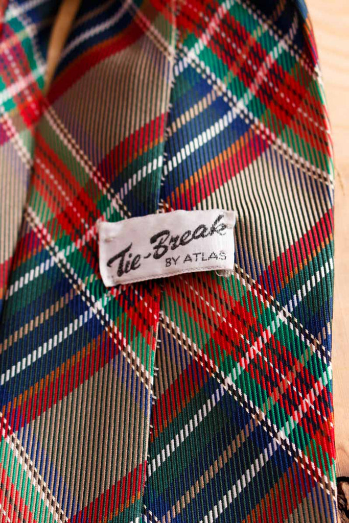 Vintage Krawatte Schottenkaro