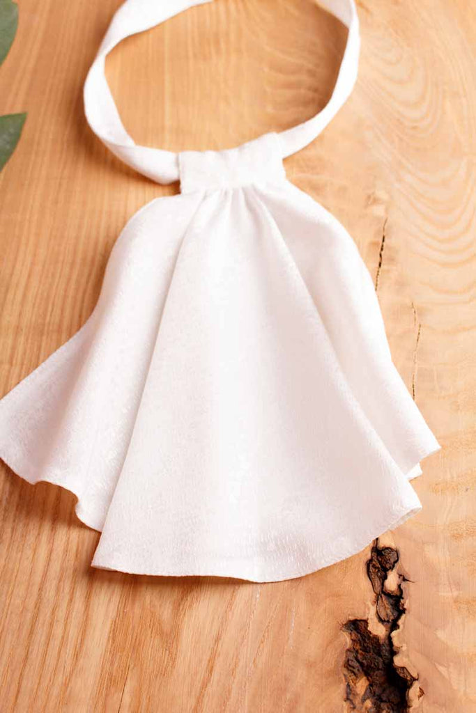 Jabot Blusenkragen weiß