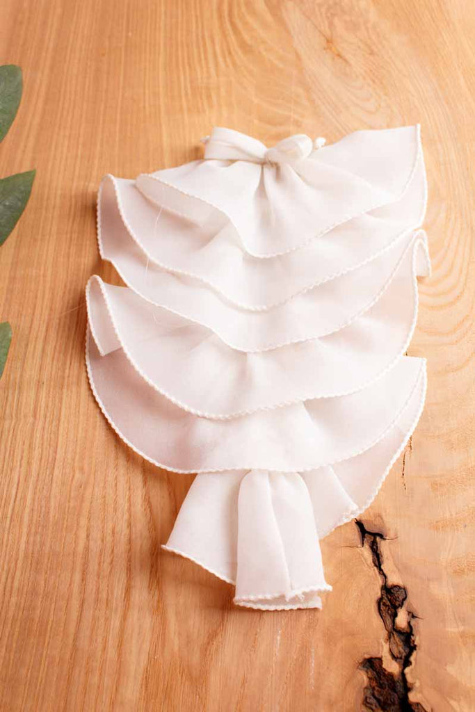 Jabot Rüschenkragen weiß