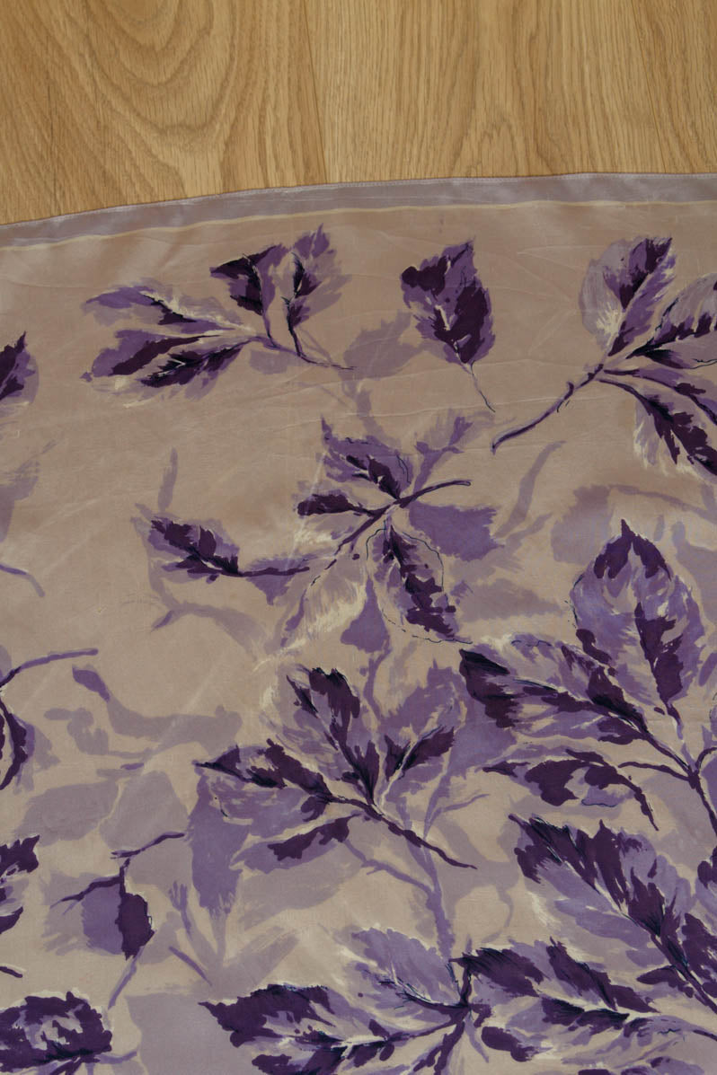 Vintage Seidentuch lila blau