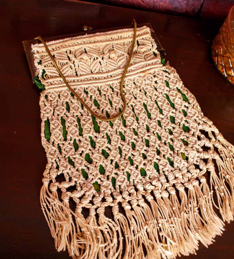 Charleston Makramee Handtasche