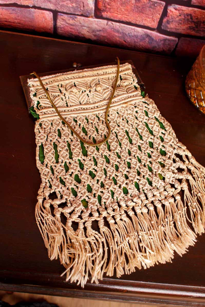 Charleston Makramee Handtasche