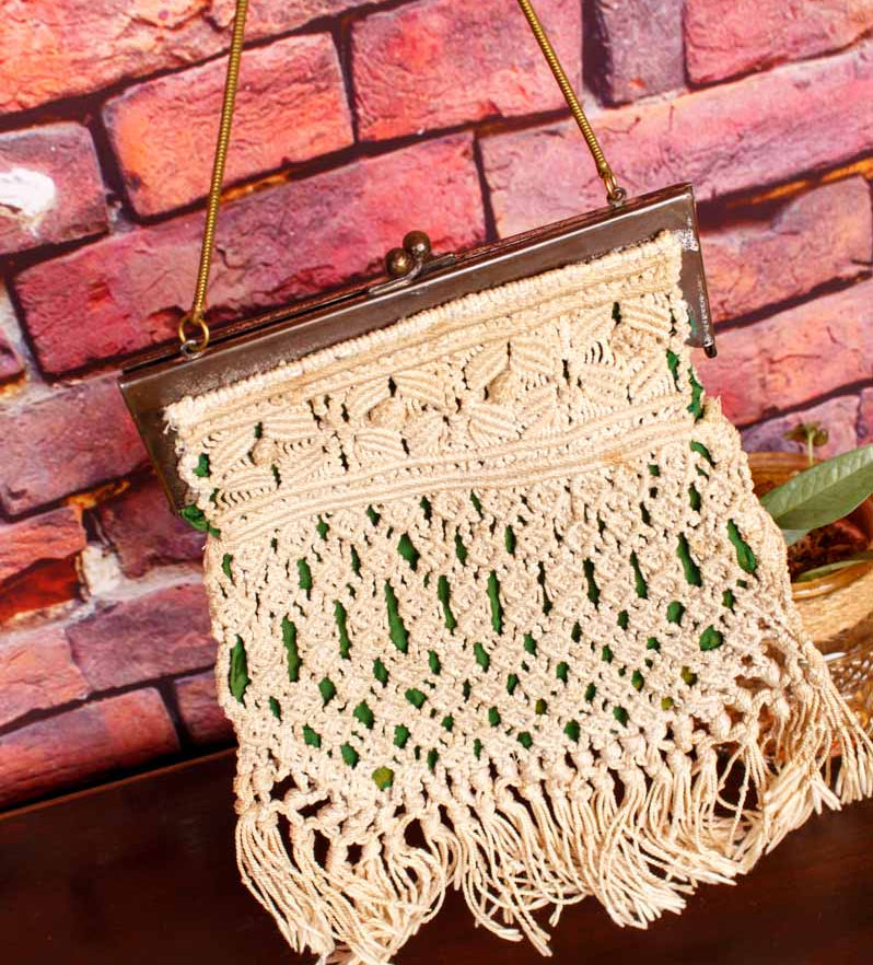 Charleston Makramee Handtasche