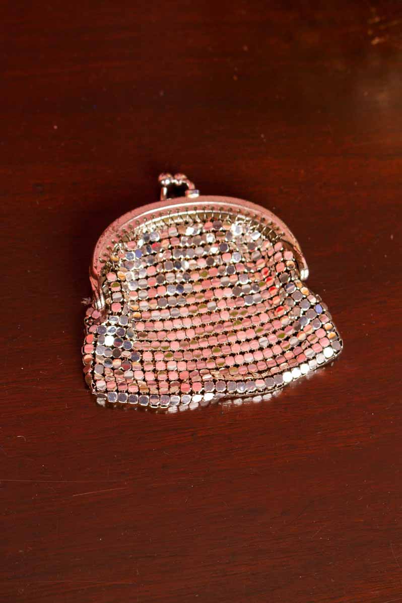 60s Metall Börse silber