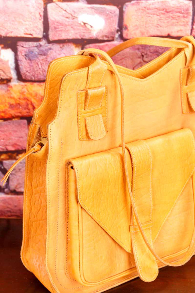 Hippie Kamel Leder Tasche braun