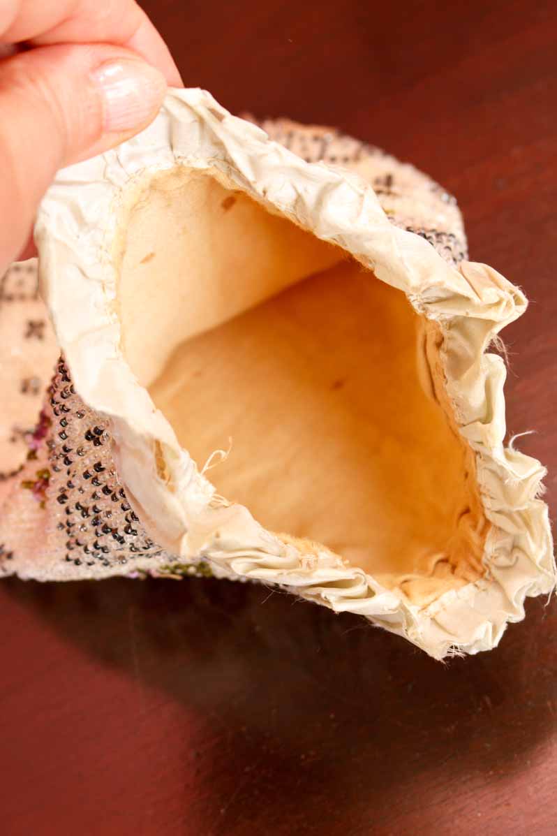 Viktorianische Perlentasche Beutel