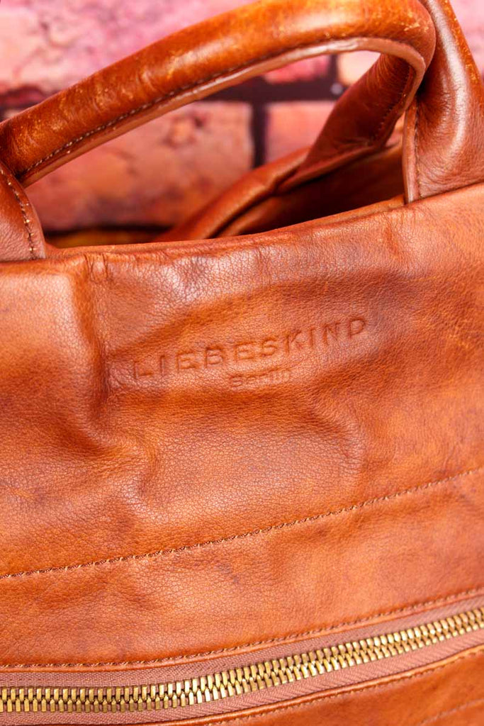 Liebeskind Leder Handtasche dunkelbraun