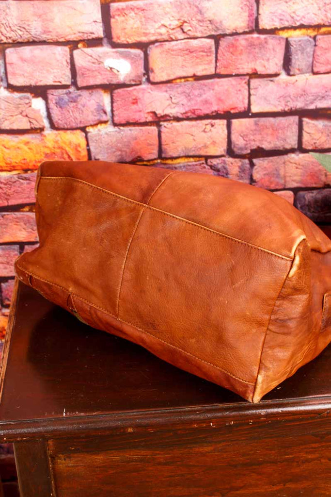 Liebeskind Leder Handtasche dunkelbraun