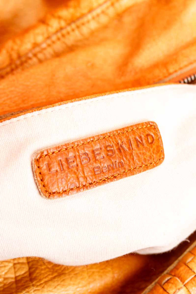 Liebeskind Leder Handtasche cognac