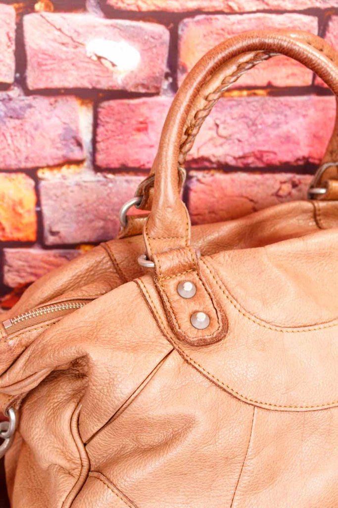 Liebeskind Leder Handtasche schokobraun