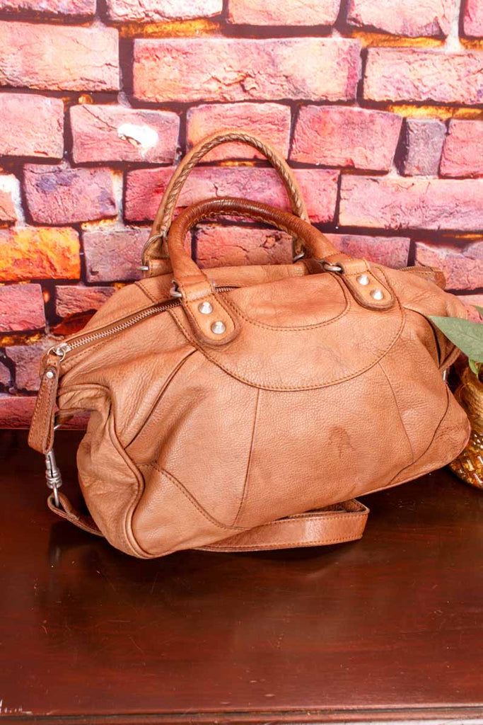 Liebeskind Leder Handtasche schokobraun