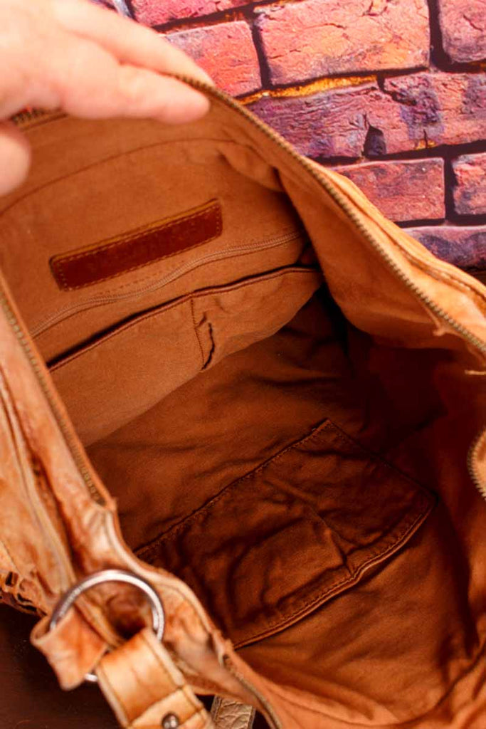 Freds Bruder Leder Handtasche