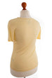 Vintage Laurél Shirt gelb Ripp