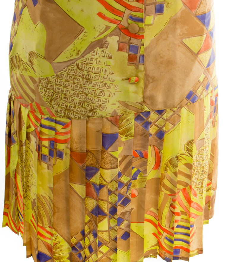 Vintage Kleid seidig 20er Stil