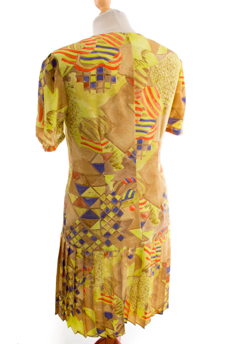 Vintage Kleid seidig 20er Stil