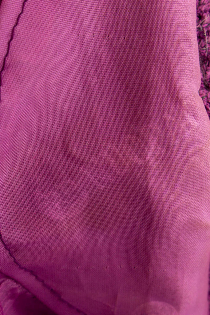 80er Strickjacke Zottelgarn 80er Boho Frau L 44-46 lila M 40-42 Rockabilly Sekretärin vintageberlin.de