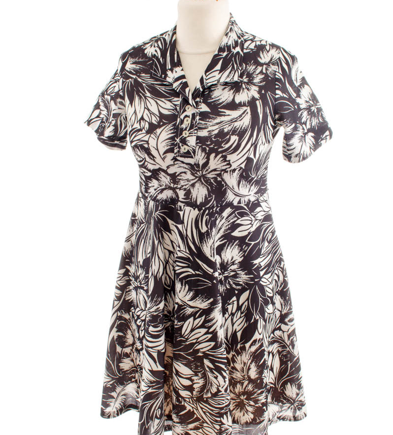Rockabella Kleid schwarz weiß