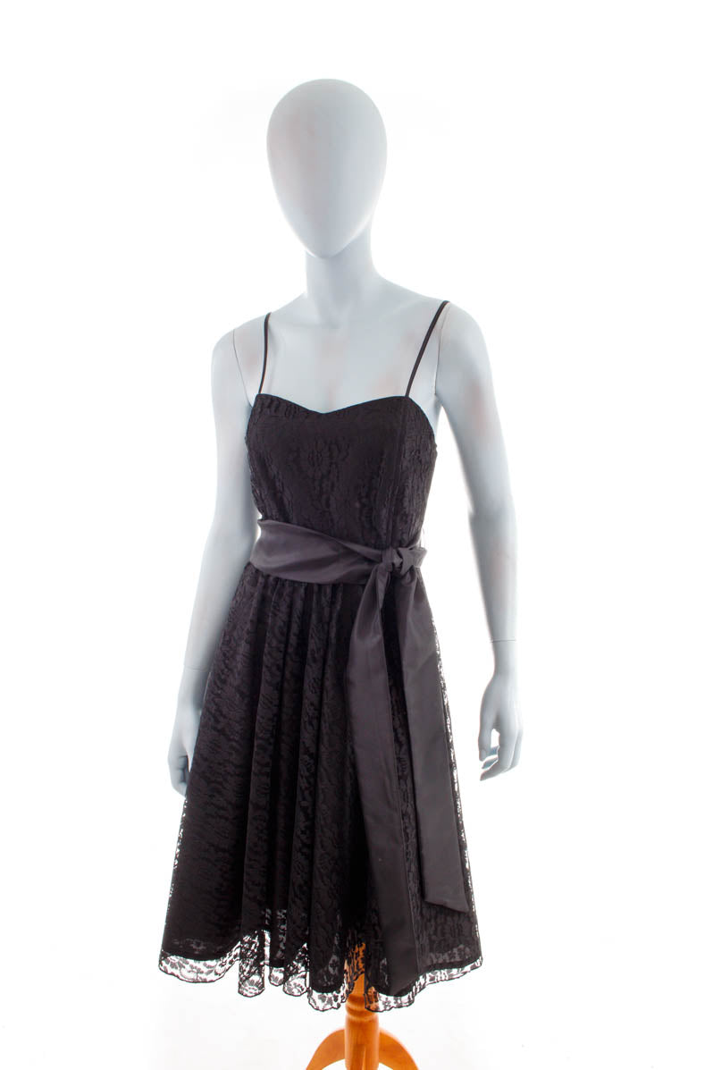 Cocktailkleid schwarz Spitze